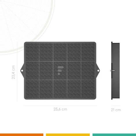 FC11 - Filtre à Charbon Compatible Hottes SCHOLTES DKF41 4 FC11 - Filtre à Charbon Compatible Hottes SCHOLTES DKF41 – Image 2