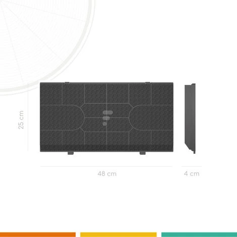 FC09 - Filtre à Charbon Compatible Hotte Scholtes FIL28021 4 FC09 - Filtre à Charbon Compatible Hotte Scholtes FIL28021 – Image 2