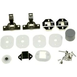 KIT ENCASTREMENT CHARNIERES (20121) POUR LAVE LINGE SCHOLTES - C00087354