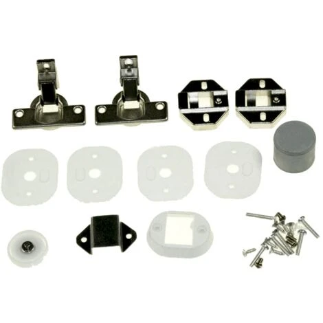 KIT ENCASTREMENT CHARNIERES (20121) POUR LAVE LINGE SCHOLTES - C00087354 3 KIT ENCASTREMENT CHARNIERES (20121) POUR LAVE LINGE SCHOLTES - C00087354