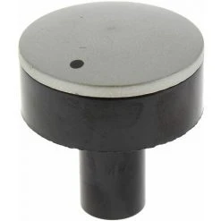 Bouton Noir Et Gris 6h Bruleur Pour Cuisiniere Scholtes